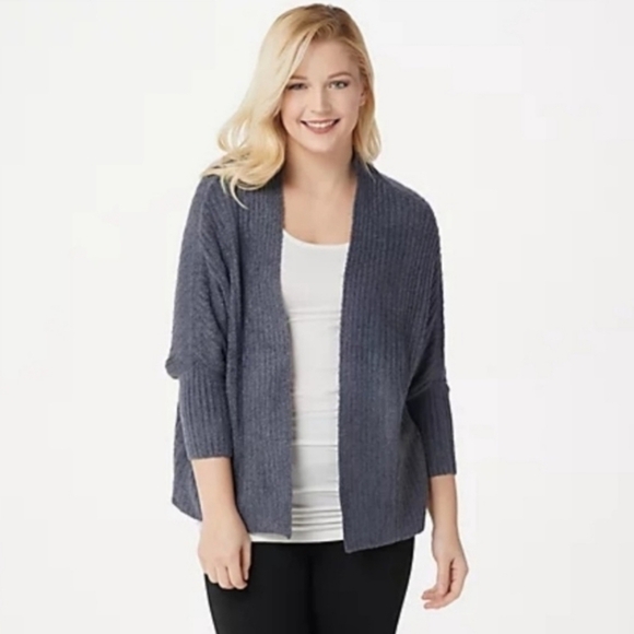Barefoot Dreams Sweaters - NWT Barefoot Dreams Cozychic Lite Ribbed Shrug Cardi Size Large/Extra Large